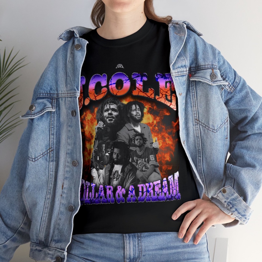 Vintage J Cole T Shirt ~ Rapper Hip Hop 90s Graphic Tee All Sizes Available